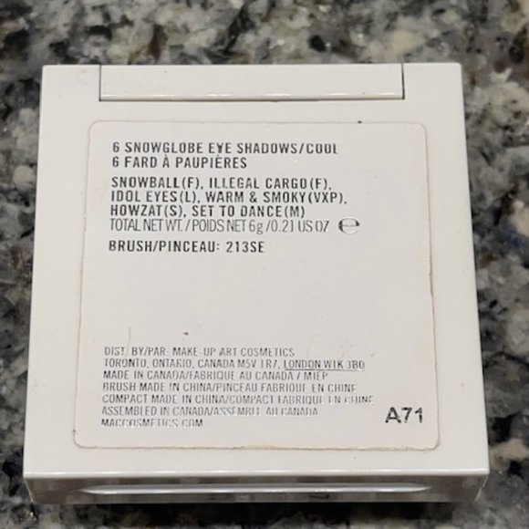 MAC Snowglobe eye shawdow / cool - Picture 4 of 4